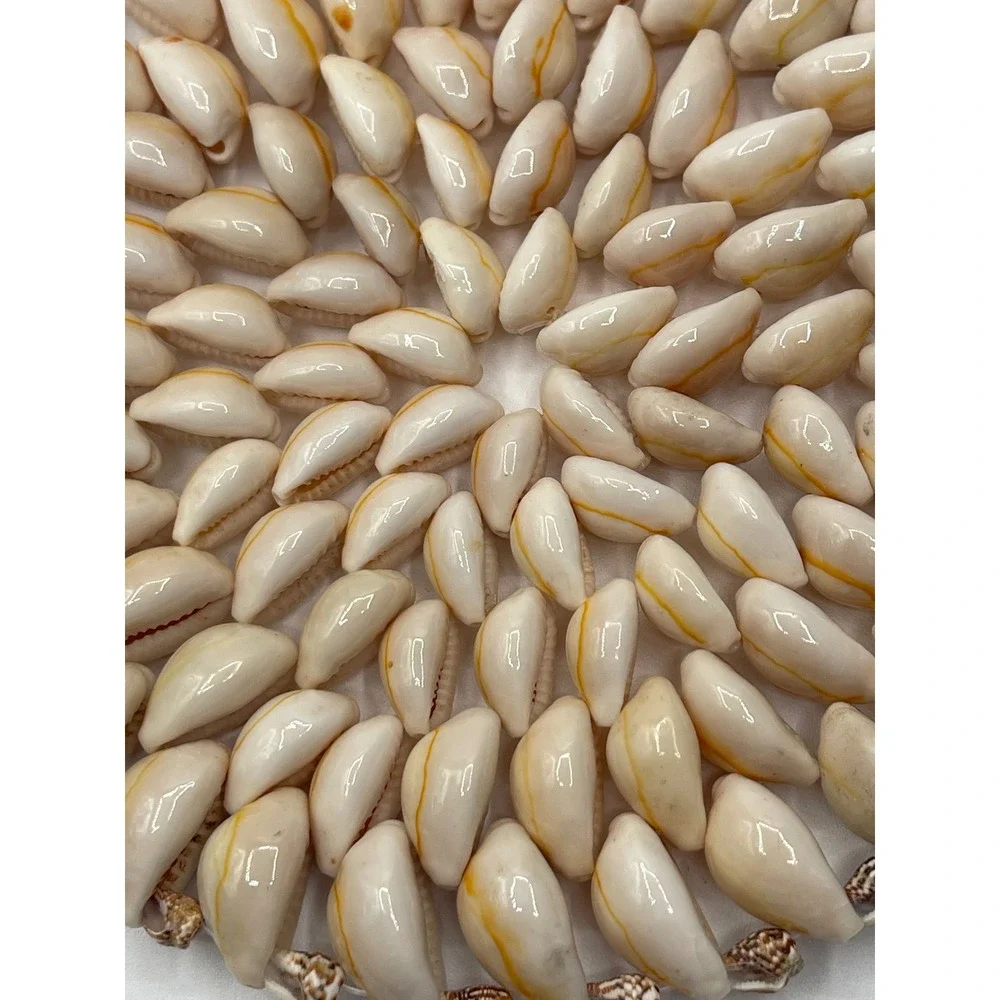 Vintage Cowrie Shell Trivet Circular Coastal Wall Decor Boho Nautical 6 Inch‎